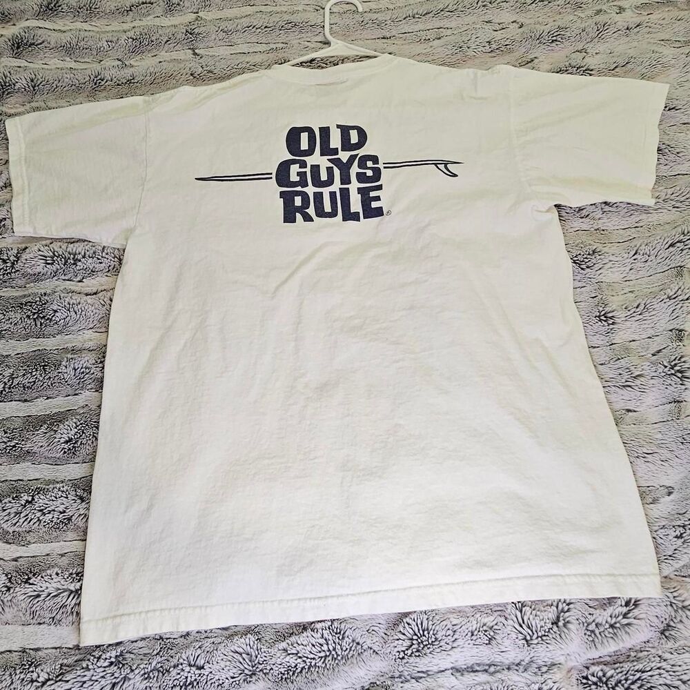 Old-guys-rule Men's Black and White T-shirt